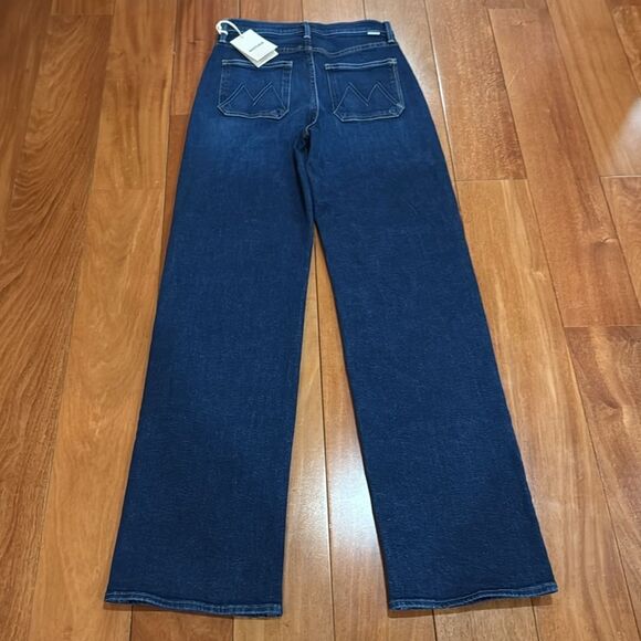 NWT MOTHER Women's Patch Pocket Rambler Zip Sneak Jeans size 26 - Picture 7 of 15
